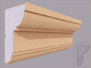 Cornisa decorativa fatada FP409 180x106mm lungime 2m [1]